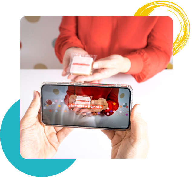 biscotti realta aumentata