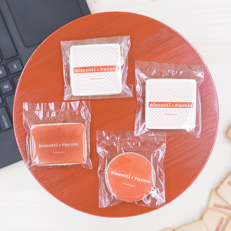 biscotti con logo